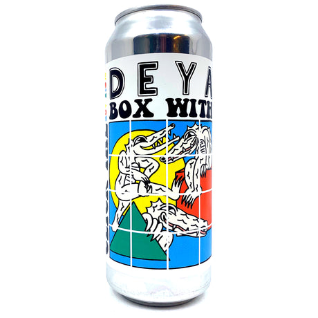 DEYA Click The Box With The Crocodiles Double IPA 7.5% (500ml can)-Hop Burns & Black