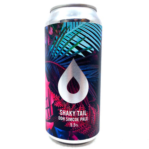 Polly's Brew Co Shaky Tail DDH Simcoe Pale Ale 5.5% (440ml can)-Hop Burns & Black