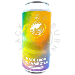 Lost & Grounded Made From The Same Stars Vienna Lager 4.8% (440ml can)-Hop Burns & Black