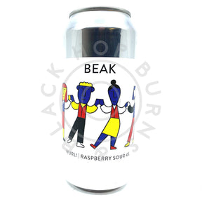 Beak Brewery Wurl Raspberry Sour 4% (440ml can)-Hop Burns & Black