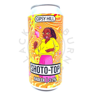 Gipsy Hill Shoto-Top Radler 3.2% (440ml can)-Hop Burns & Black