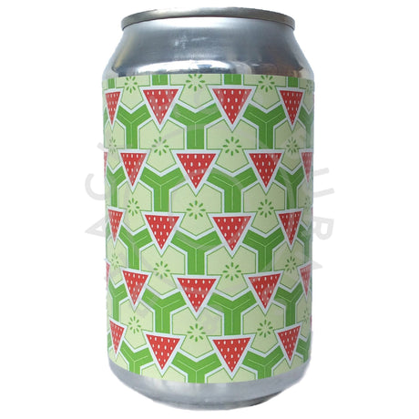 Brick Brewery Strawberry & Cucumber Sour 3.8% (330ml can)-Hop Burns & Black