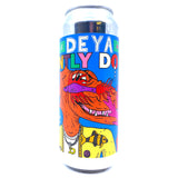 DEYA Gently Down Double IPA 8% (500ml can)-Hop Burns & Black