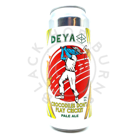 DEYA Crocodiles Don't Play Cricket Pale Ale 5% (500ml can)-Hop Burns & Black
