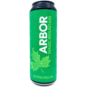 Arbor Magic Mountain Gluten Free IPA 6% (568ml can)-Hop Burns & Black