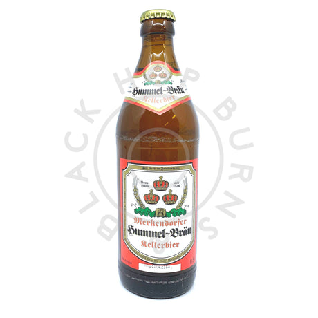 Hummel Brau Kellerbier 4.9% (500ml)-Hop Burns & Black