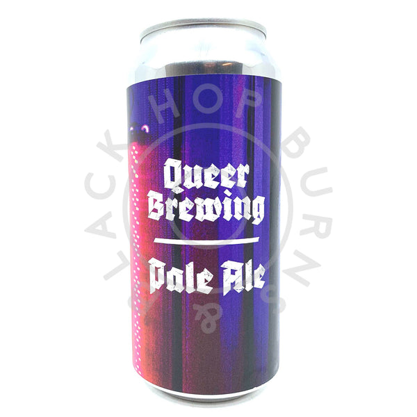 Queer Brewing Existence As A Radical Act Pale Ale 5% (440ml can)-Hop Burns & Black