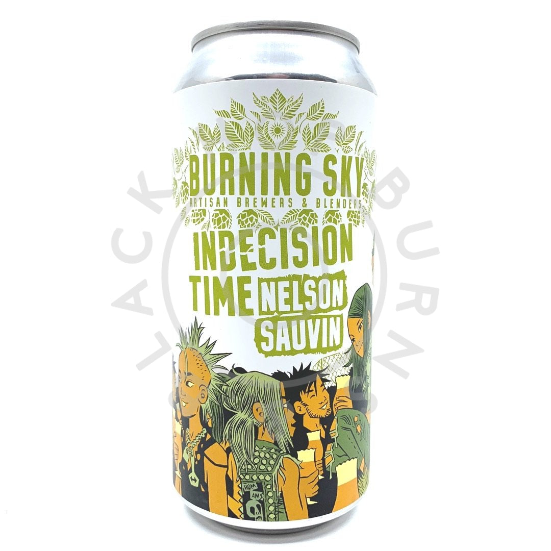 Burning Sky Indecision Time Nelson Sauvin 5.6% (440ml can)-Hop Burns & Black