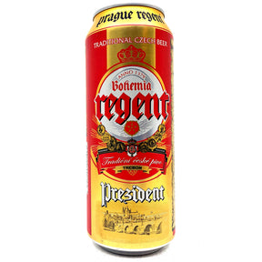 Bohemia Regent Prezident 14 Lager 6% (500ml can)-Hop Burns & Black