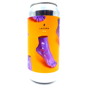 Garage Beer Lacura New England IPA 7% (440ml can)-Hop Burns & Black