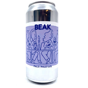 Beak Brewery Pals Pale Ale 5.6% (440ml can)-Hop Burns & Black