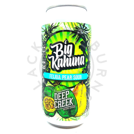 Deep Creek Brewing Co Big Kahuna Feijoa Pear Sour 4.5% (440ml can)-Hop Burns & Black