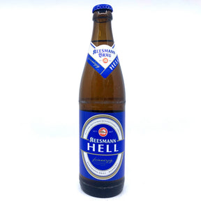 Keesmann Brau Hell 4.5% (500ml)-Hop Burns & Black