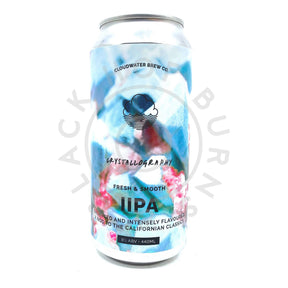 Cloudwater Crystallography IIPA 8% (440ml can)-Hop Burns & Black