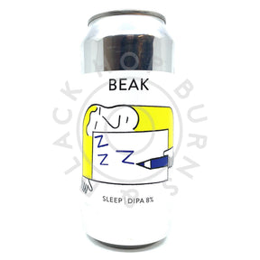 Beak Brewery Sleep Double IPA 8% (440ml can)-Hop Burns & Black