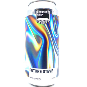 Pressure Drop Future Steve New England IPA 7.4% (440ml can)-Hop Burns & Black