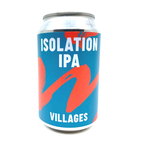 Villages Isolation IPA Number 4 6% (330ml can)-Hop Burns & Black