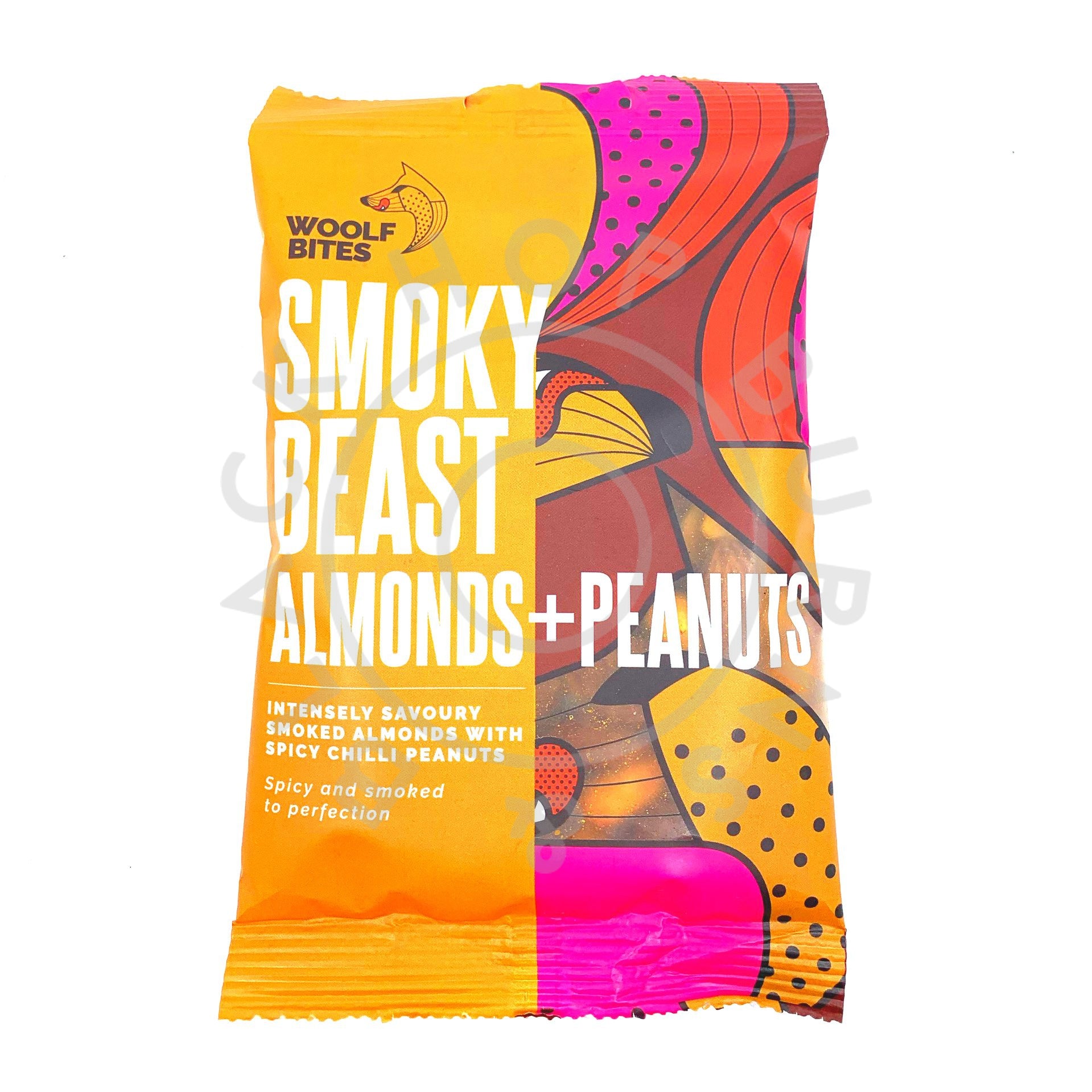 Woolf's Kitchen Smoky Beast Almonds & Peanuts (80g)-Hop Burns & Black