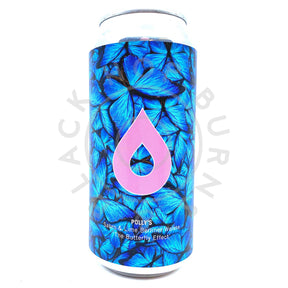 Polly's Brew Co The Butterfly Effect Sabro & Lime Berliner Weisse 4.6% (440ml can)-Hop Burns & Black