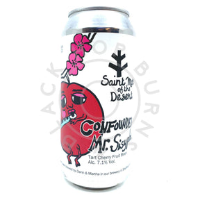 St Mars Of The Desert Confounded Mr Sisyphus Cherry Beer 7.1% (440ml can)-Hop Burns & Black