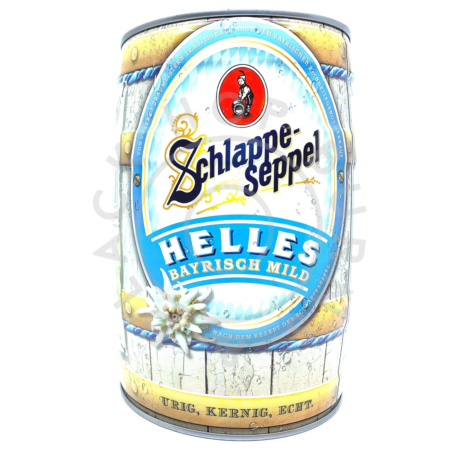 Eder & Heylands Schlappeseppel Helles 4.8% minikeg (5-litre)-Hop Burns & Black