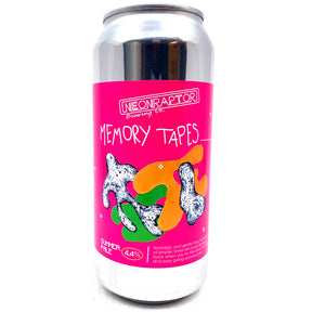 Neon Raptor Memory Tapes Summer Pale 4.4% (440ml can)-Hop Burns & Black