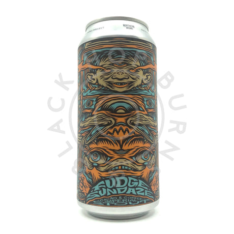 Northern Monk x Dancing Gnome Cacao & Coffee Fudge Sundae Imperial Stout Patrons Project 24.02 12% (440ml can)-Hop Burns & Black