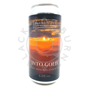 Burnt Mill Into Gold IPA 6% (440ml can)-Hop Burns & Black