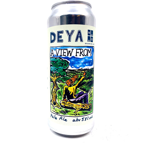 DEYA x Nothing Bound A View From Pale Ale 5.8% (500ml can)-Hop Burns & Black