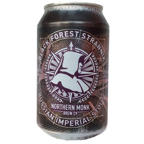 Northern Monk Black Forest Strannik Russian Imperial Stout 10% (330ml can)-Hop Burns & Black