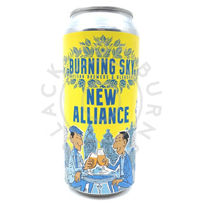 Burning Sky New Alliance Belgian Pale Ale 4.5% (440ml can)-Hop Burns & Black