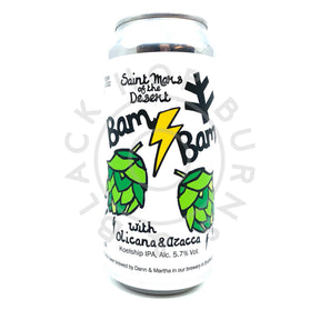 St Mars Of The Desert Bam Bam 2021 Koelship IPA 5.7% (440ml can)-Hop Burns & Black
