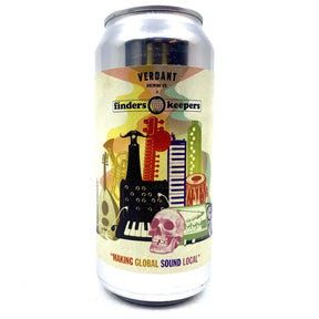Verdant Making Global Sound Local IPA 7.2% (440ml can)-Hop Burns & Black