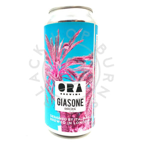 ORA Brewing Giasone DDH IPA 6% (440ml can)-Hop Burns & Black