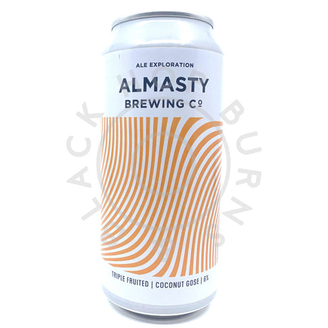 Almasty Triple Fruited Coconut Gose 6% (440ml can)-Hop Burns & Black