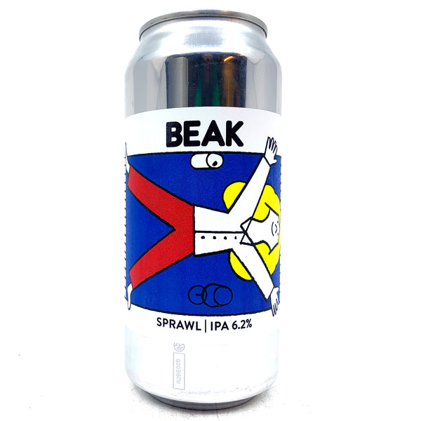 Beak Brewery Sprawl IPA 6.2% (440ml can)-Hop Burns & Black