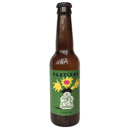 Partizan Table Juice Pale Ale 3% (330ml)-Hop Burns & Black