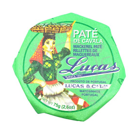 Lucas Spiced Mackerel Pate (75g)-Hop Burns & Black
