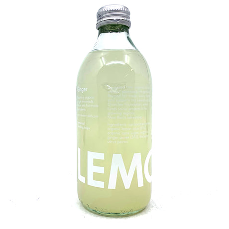 Lemonaid Ginger Organic Soft Drink (330ml)-Hop Burns & Black