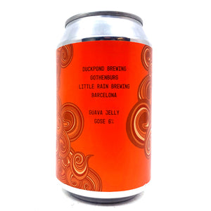 Duckpond x Little Rain Guava Jelly Tropical Gose 6% (330ml can)-Hop Burns & Black
