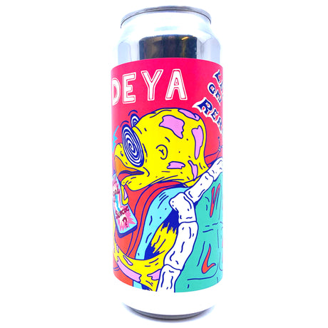 DEYA Left On Read Double IPA 8% (500ml can)-Hop Burns & Black