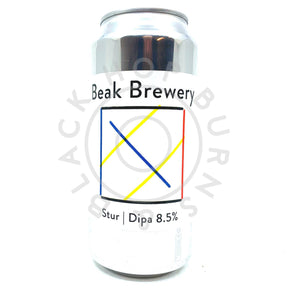 Beak Brewery Stur Double IPA 8.5% (440ml can)-Hop Burns & Black