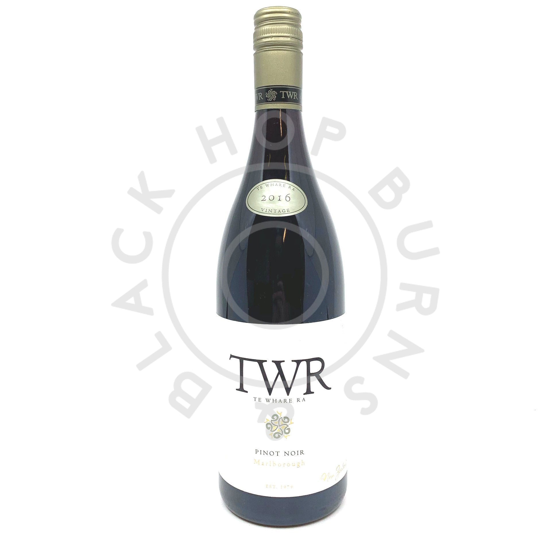 Te Whare Ra Pinot Noir 2016 13% (750ml)-Hop Burns & Black