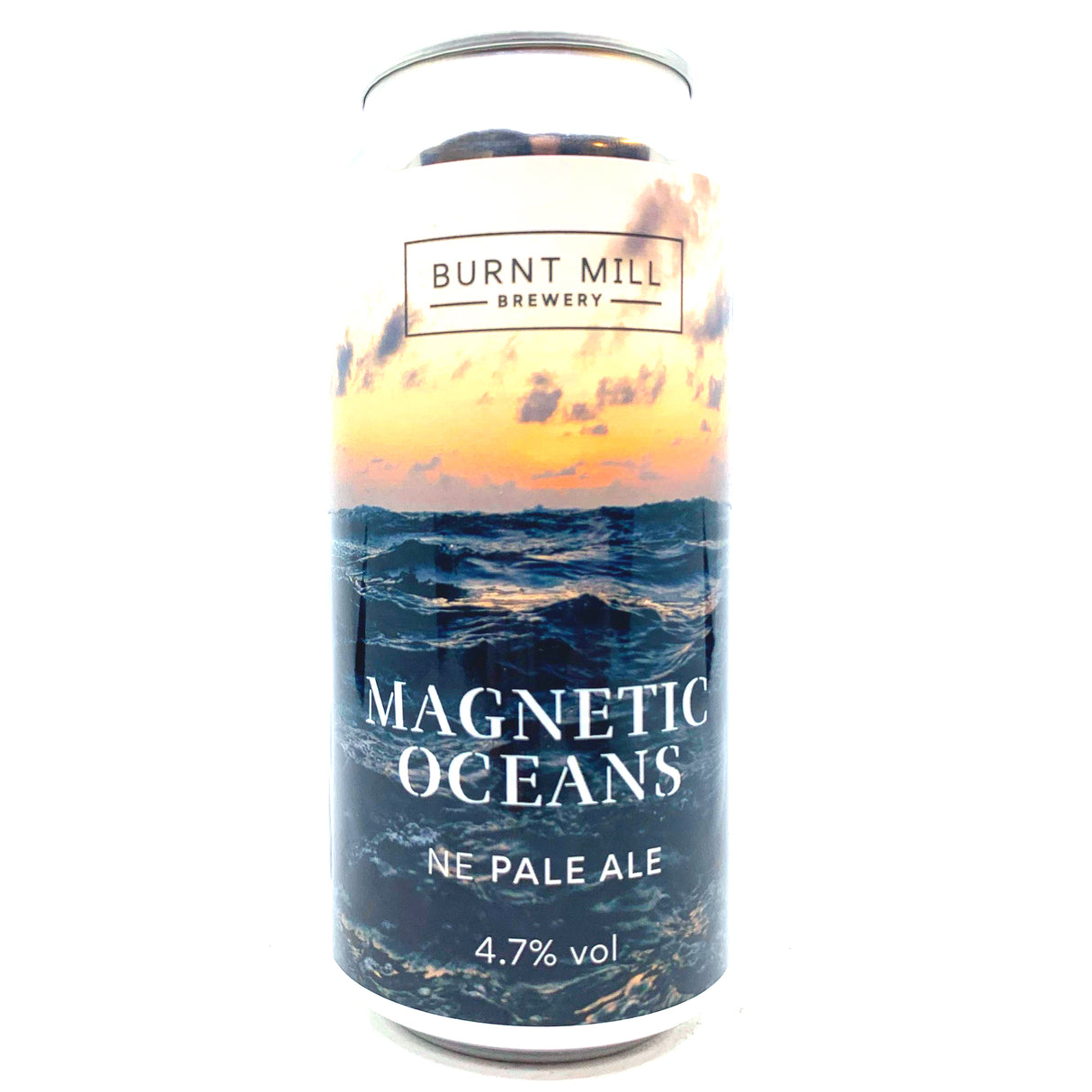 Burnt Mill Magnetic Oceans Pale Ale 4.7% (440ml can)-Hop Burns & Black