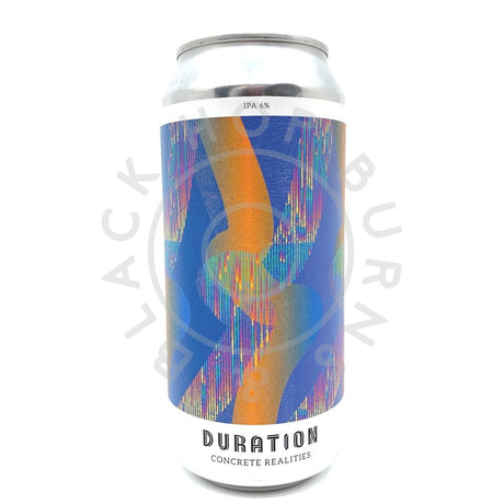Duration Concrete Realities West Coast IPA 6% (440ml can)-Hop Burns & Black