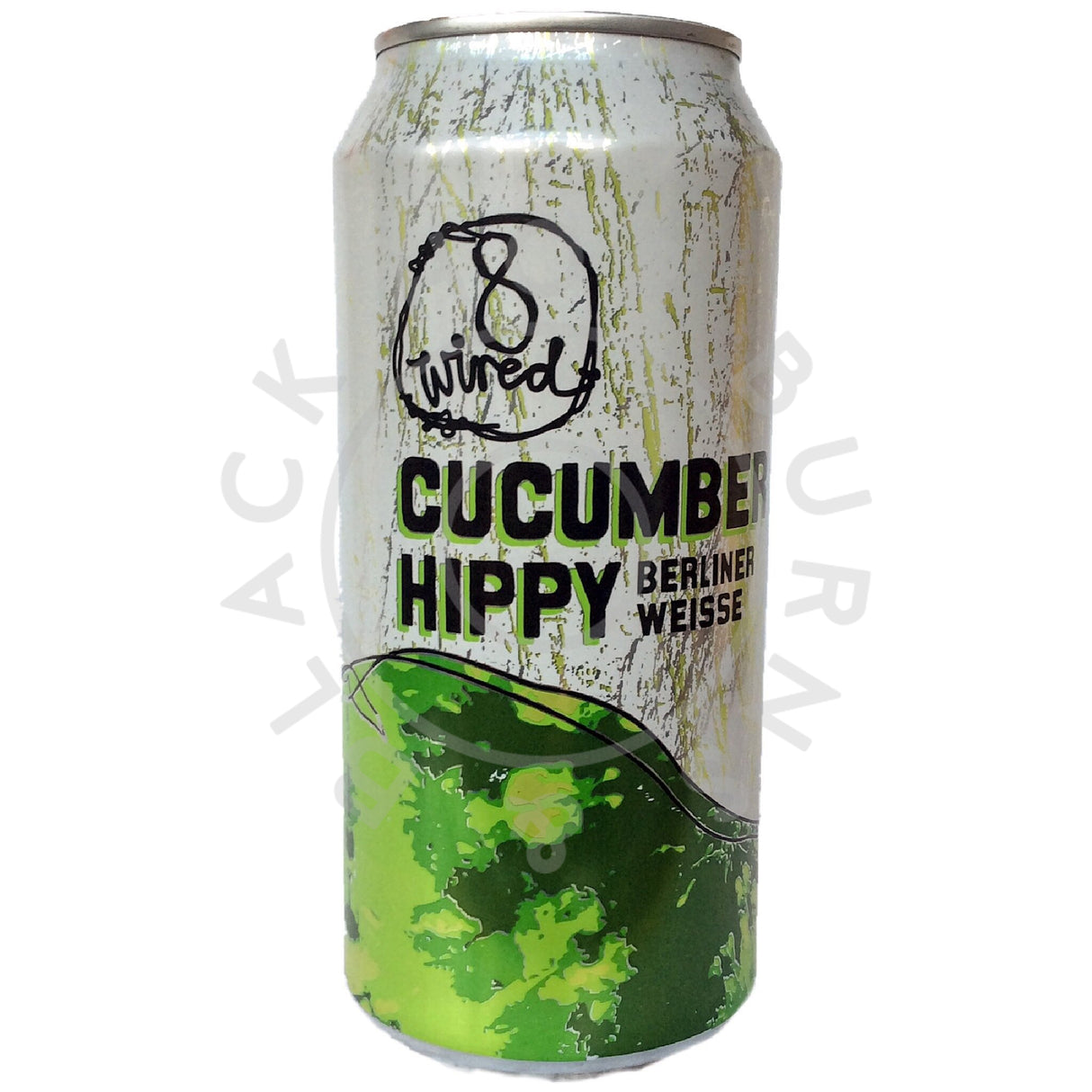 8 Wired Cucumber Hippy Berliner Weisse 4% (440ml can)-Hop Burns & Black