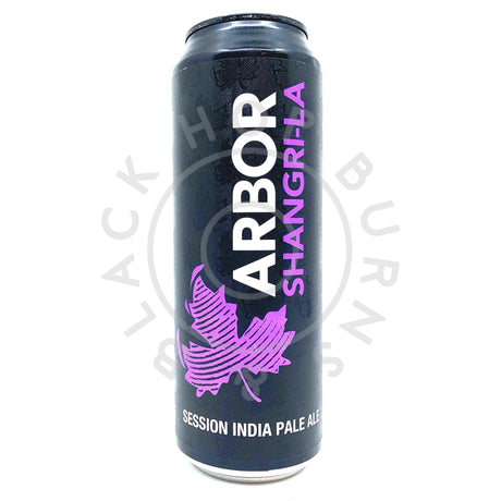 Arbor Shangri-La Session IPA 4.2% (568ml can)-Hop Burns & Black