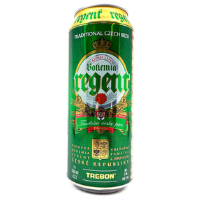 Bohemia Regent Premium Svetly Lezak 12 Lager 5% (500ml can)-Hop Burns & Black