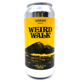 Verdant Weird Walk Pale Ale 5.2% (440ml can)-Hop Burns & Black
