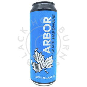 Arbor Space Hardware New England IPA 6.6% (568ml can)-Hop Burns & Black